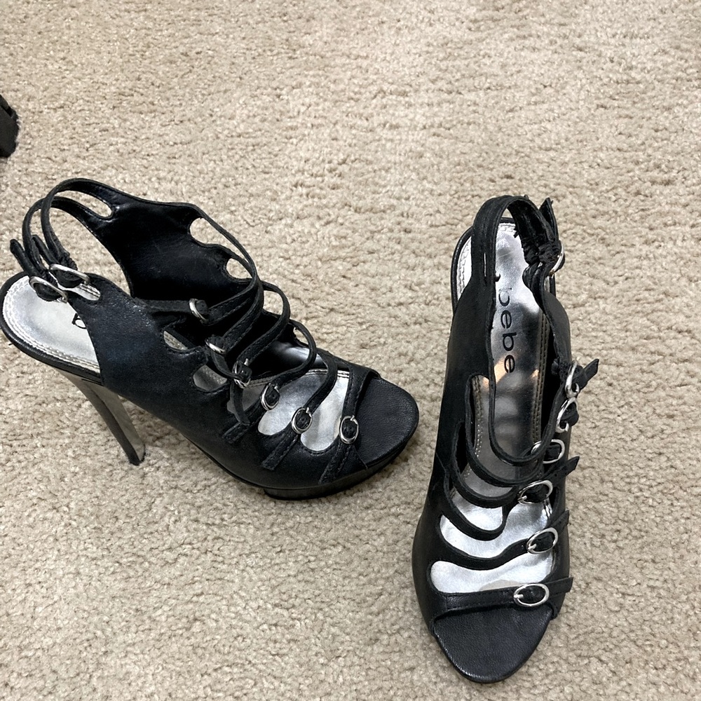 Bebe skyhigh platform stilettos